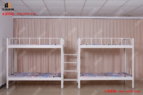 河源德愛(ài)學(xué)校三次采購(gòu)艾尚家具雙層鐵床