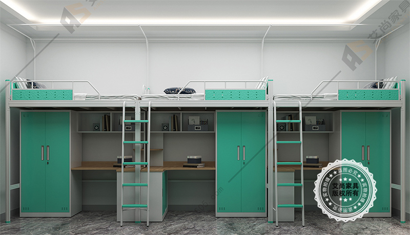 側(cè)梯-三聯(lián)體公寓床