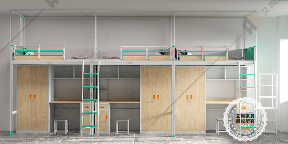 大學(xué)三聯(lián)體公寓床