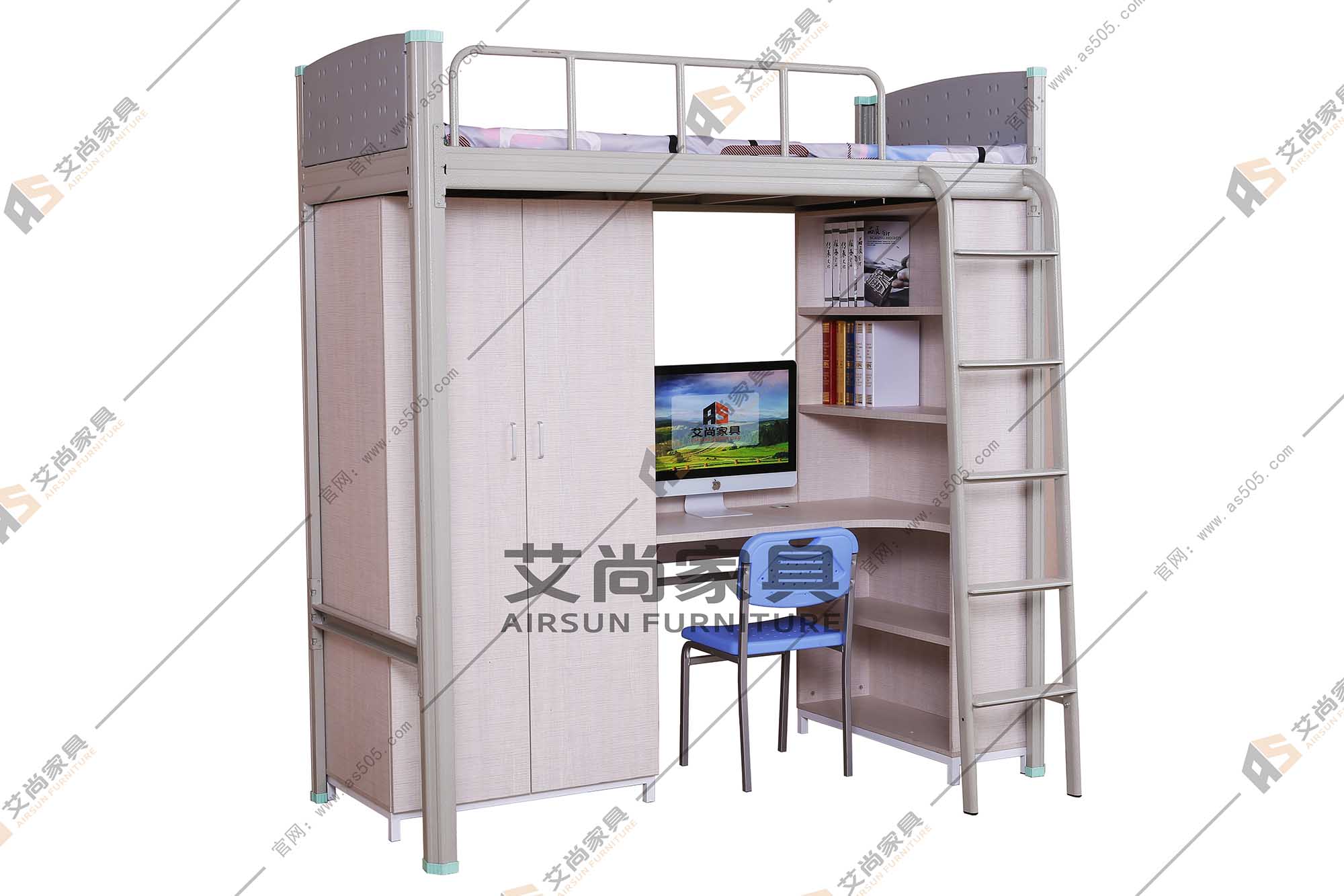 大學(xué)公寓鐵架床