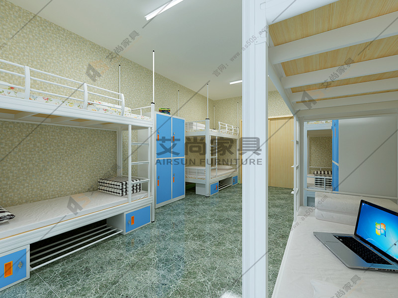 宿舍雙層高低鐵床