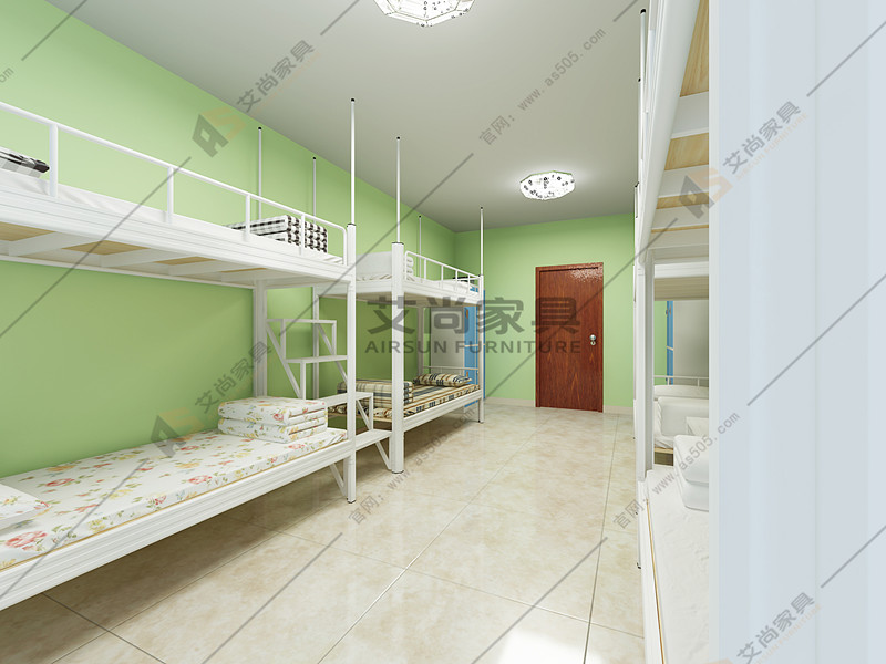 學(xué)生公寓雙層鐵架床 學(xué)生公寓雙層鐵架床