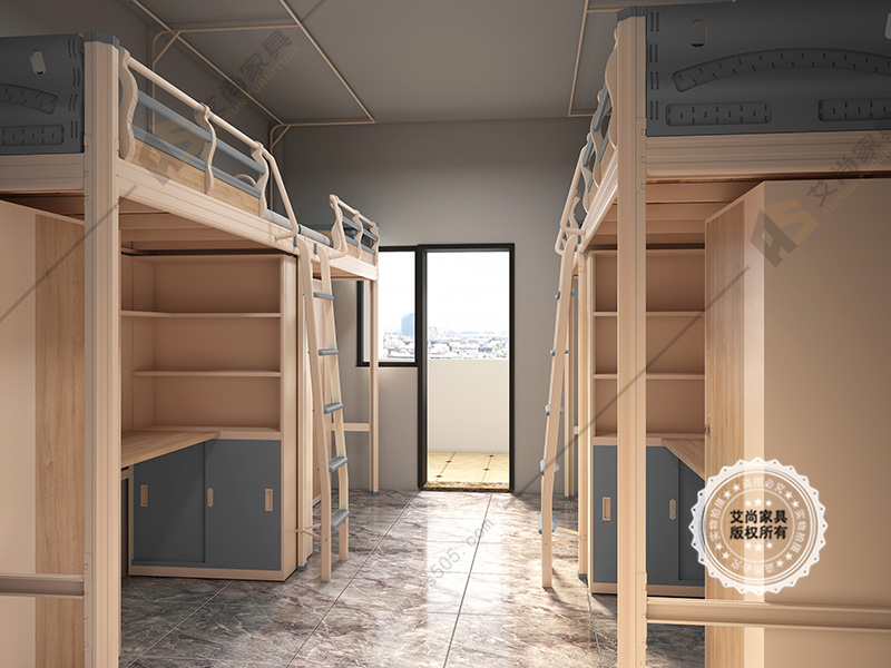 學(xué)生連體公寓床