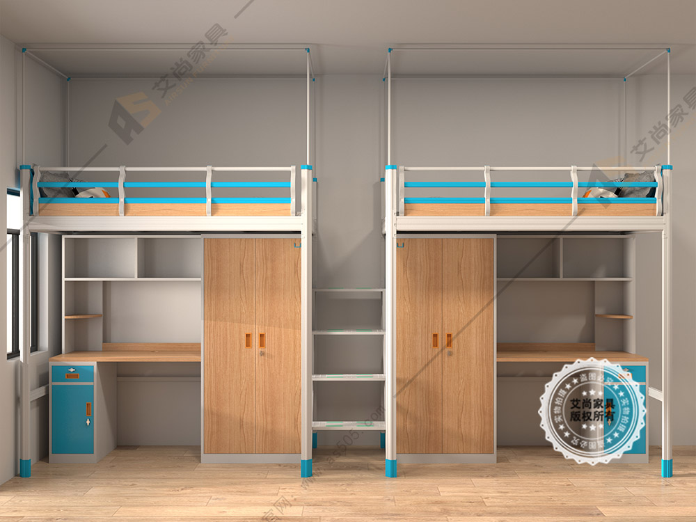 鋼木學(xué)生公寓床