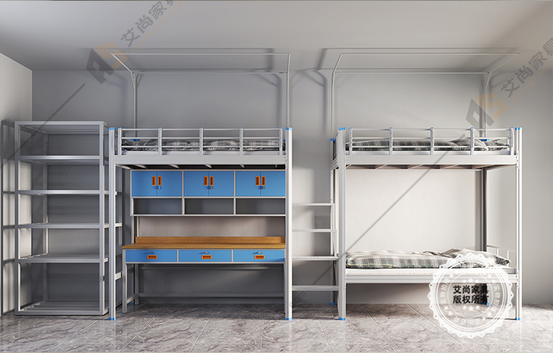 鋼鐵雙層鐵床宿舍家具會(huì)生銹嗎？艾尚家具教你如何防銹